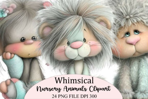 Download Watercolor Nursery Animals Clipart - Animal Collection