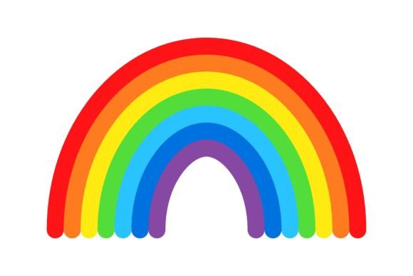 Download Cartoon Rainbow Vector. Rainbows, Stars - Stars Collection