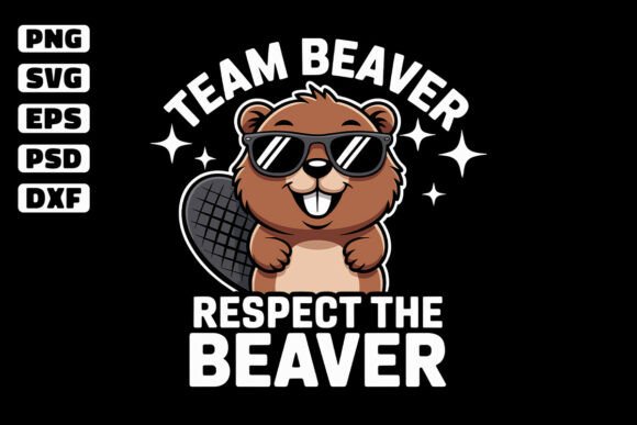 Download Team Beaver Funny Cartoon Animal SVG - Premium Resources