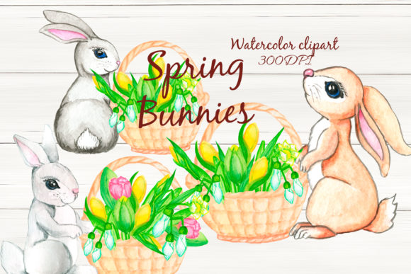 Download Spring Bunny Clip Art Rabbit Cute Animal - Animal Collection