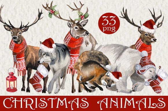 Download Christmas Clipart. Forest Animals PNG - Animal Collection