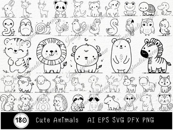 Download 180 Cute Animal Svg - Animal Collection