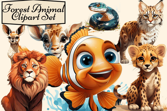 Download Forest Animal Clipart Set - Animal Collection