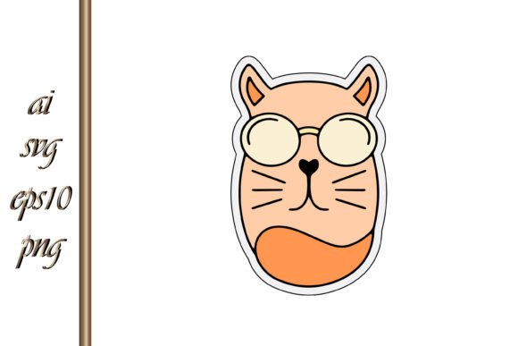 Download Doodle Cat Sticker Sketch Animal Vector - Animal Collection