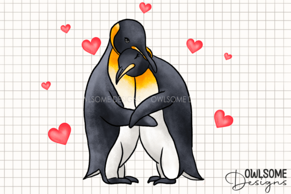Download Valentine's Day Penguin Couple Love PNG - Day Collection