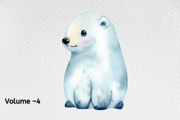 Download Watercolor Arctic Animals Clipart - Animal Collection