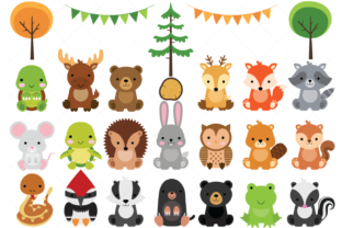 Download Woodland Baby Animals Clipart - Animal Collection