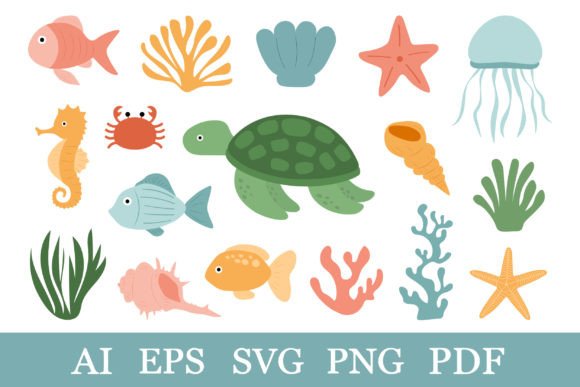 Download Undersea World SVG. Sea Animal SVG - Animal Collection