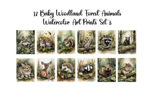 Download Baby Woodland Forest Animals Set 3 - Animal Collection