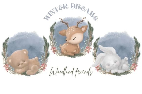 Download Winter Woodland Animals Clipart - Animal Collection