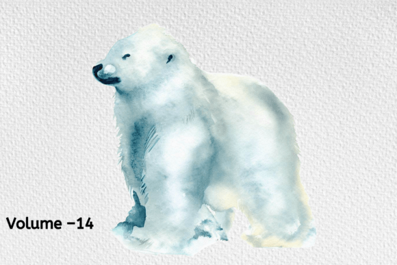 Download Watercolor Baby Animal Clipart Vol –14 - Animal Collection