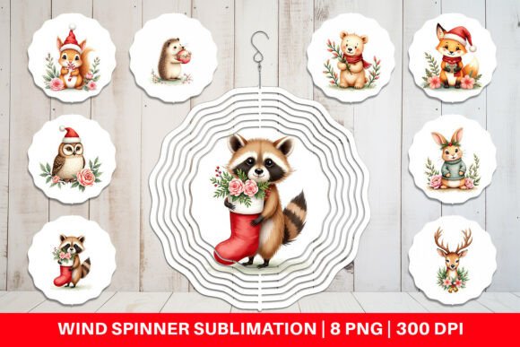 Download Watercolor Vintage Christmas Animals - Animal Collection