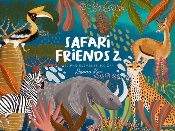 Download Safari Animals Clipart, Safari Friends - Animal Collection