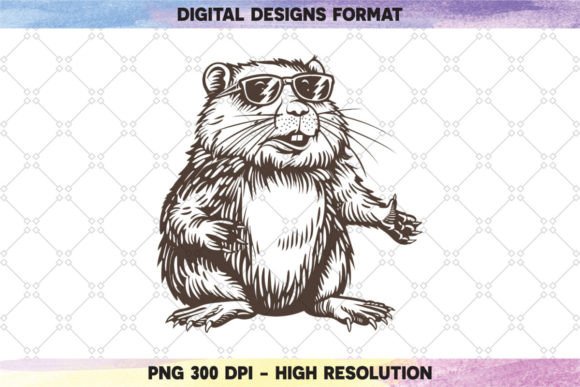 Download Animal Sarcastic Beaver Clipart Design - Animal Collection