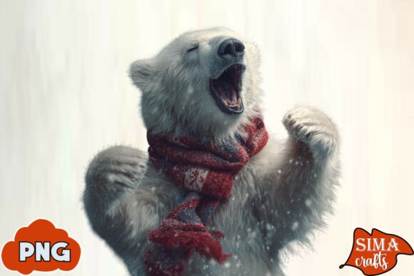Download Christmas Animals Celebrating Polar Bear - Animal Collection