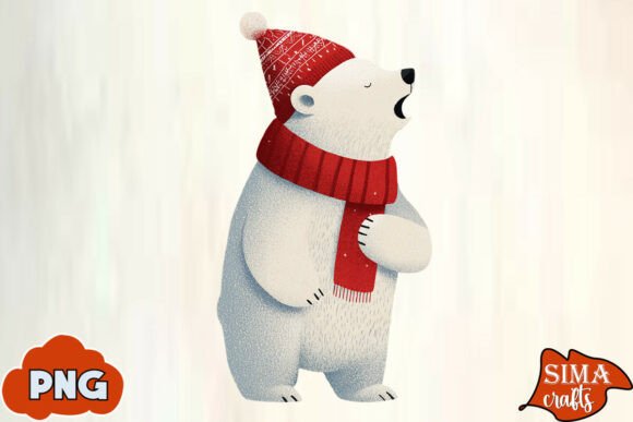 Download Christmas Animals Celebrating Polar Bear - Animal Collection
