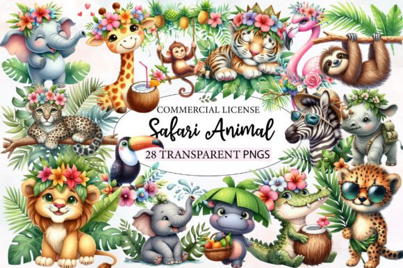 Download Safari Clipart, Tropical Clipart, Animal - Animal Collection