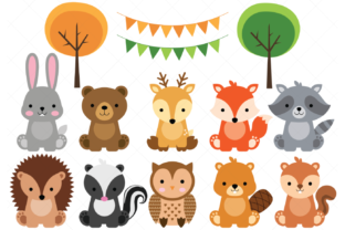 Download Woodland Baby Animals Clipart - Animal Collection