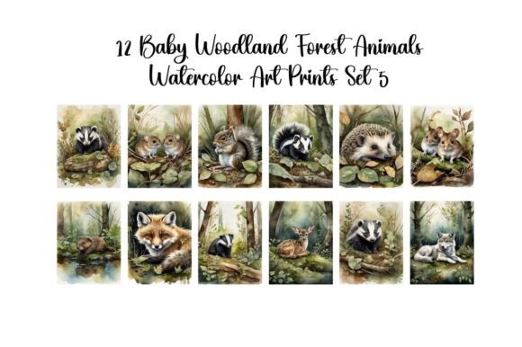 Download Baby Woodland Forest Animals Set 5 - Animal Collection