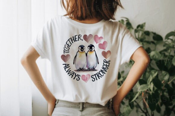 Download Happy Valentine's Day Penguin PNG Tshirt - Day Collection
