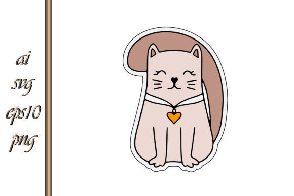 Download Doodle Cat Sticker Sketch Animal Vector - Animal Collection