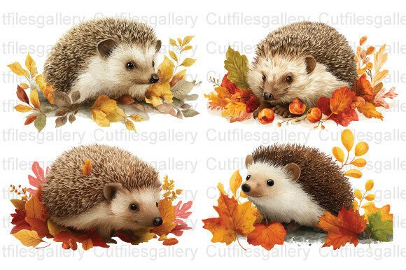 Download Autumn Hedgehog PNG, Forest Animals PNG - Animal Collection