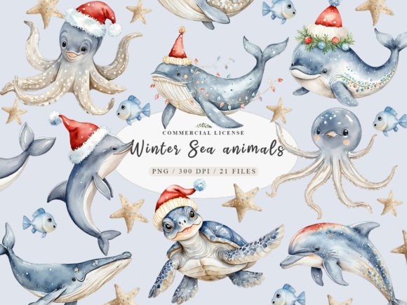 Download Sea Turtle Christmas, Arctic Animals Png - Animal Collection