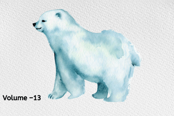 Download Watercolor Baby Animal Clipart Vol –13 - Animal Collection