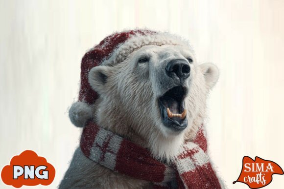 Download Christmas Animals Celebrating Polar Bear - Animal Collection