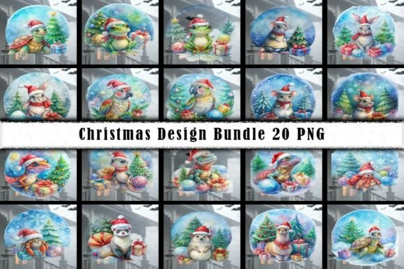 Download Christmas Animals Bundle - Animal Collection