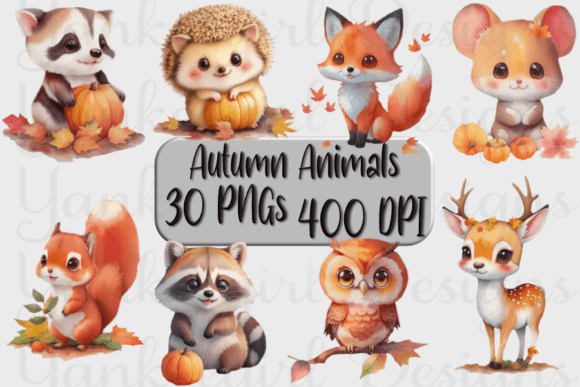Download Autumn Animals Clipart - Animal Collection