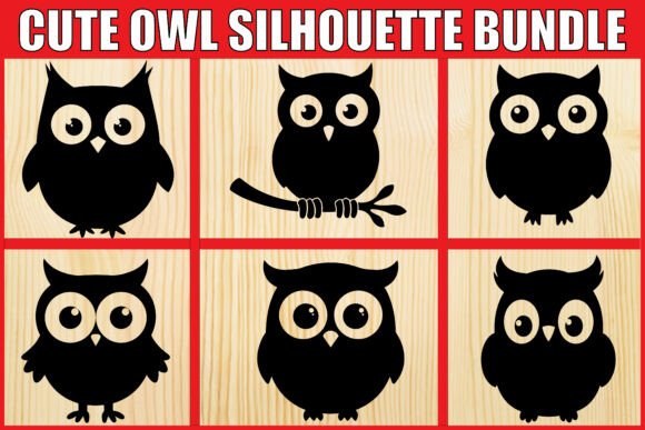 Download Cute Owl Silhouette SVG Bundle - Premium Resources