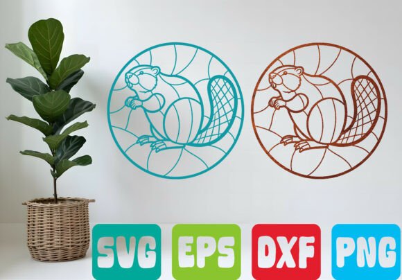 Download Beaver Mandala SVG Animal Line Art - Animal Collection