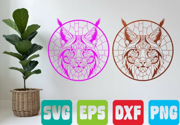 Download Lynx Mandala SVG Animal Line Art - Animal Collection