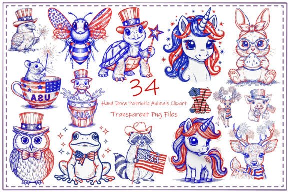 Download Hand Drawn Animal Clipart Bundle - Animal Collection
