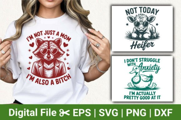 Download Funny Animal Svg, Tshirt Sublimation - Animal Collection