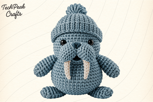 Download Crochet Walrus Yarn Sea Animal PNG - Animal Collection