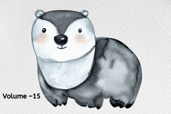 Download Arctic Little Animals Watercolor Vol–15 - Animal Collection