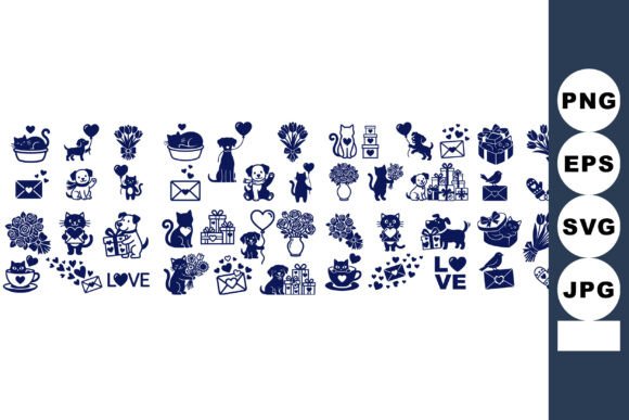 Download Cute Valentine Animal Clipart Set - Premium Resources