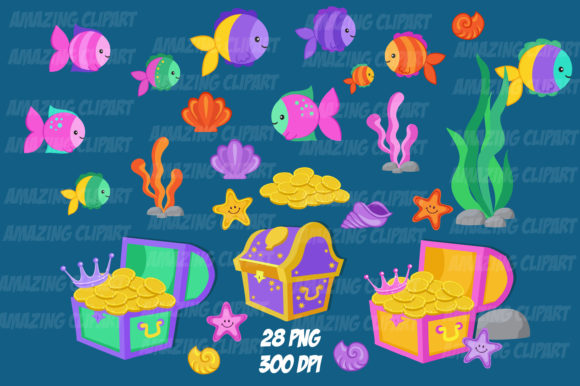 Download Undersea Clipart, Sea Animal Graphics. - Animal Collection