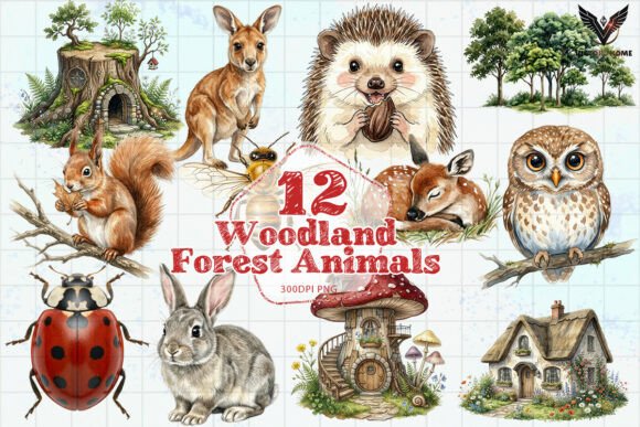 Download Woodland Forest Animals PNG - Animal Collection