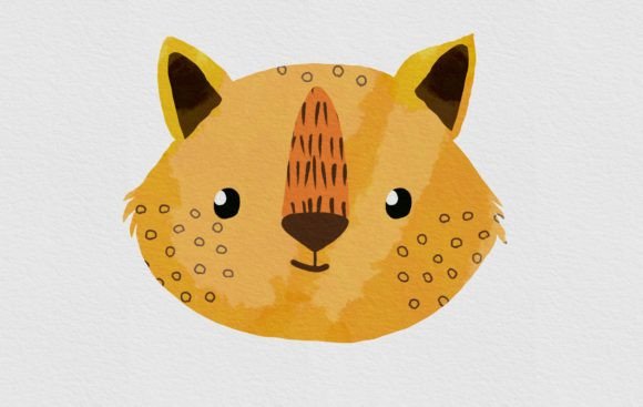 Download Cute Woodland Watercolor Animal - Animal Collection
