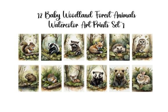 Download Baby Woodland Forest Animals Set 1 - Animal Collection