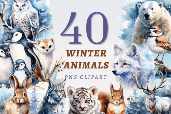Download Winter Animals PNG Bundle - Animal Collection