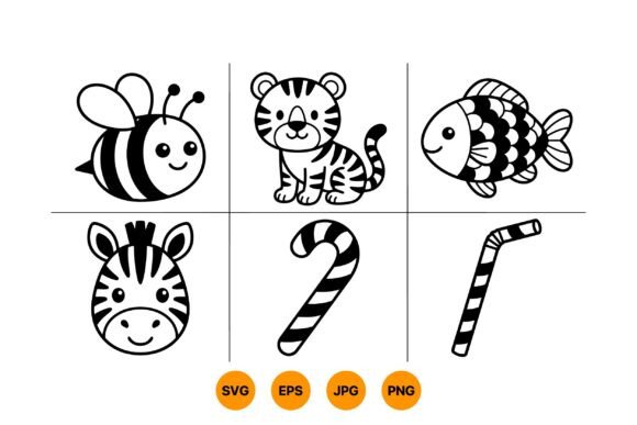 Download Cute Animal SVG Clipart Pack - Animal Collection