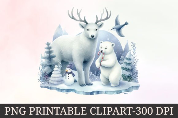 Download Winter Arctic Animals Clipart - Animal Collection