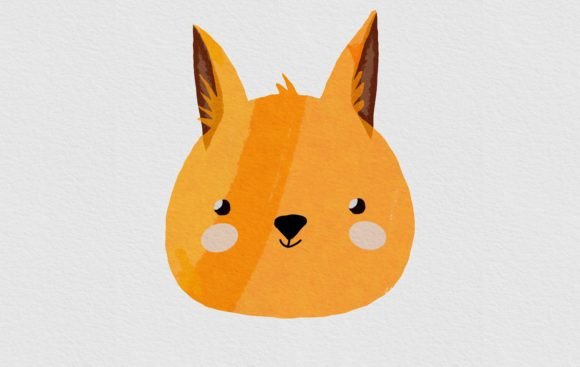 Download Cute Woodland Watercolor Animal - Animal Collection