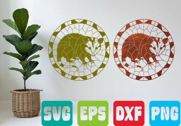 Download Opossum Mandala SVG Animal Line Art - Animal Collection