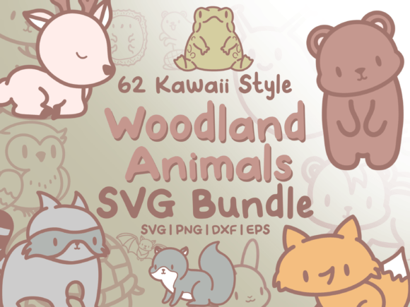 Download Woodland Animals SVG Illustrations - Animal Collection