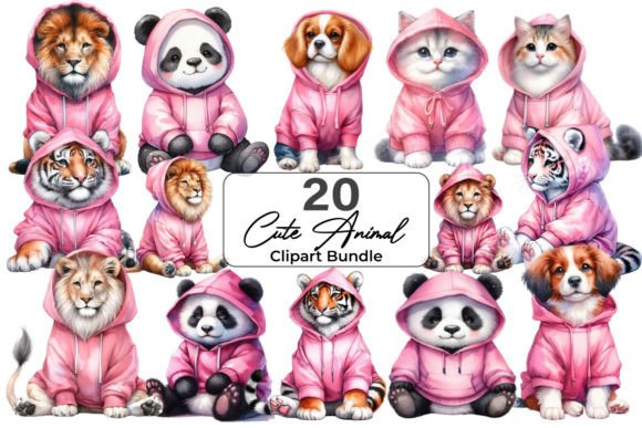 Download Cute Winter Animals Clipart Sublimation - Animal Collection